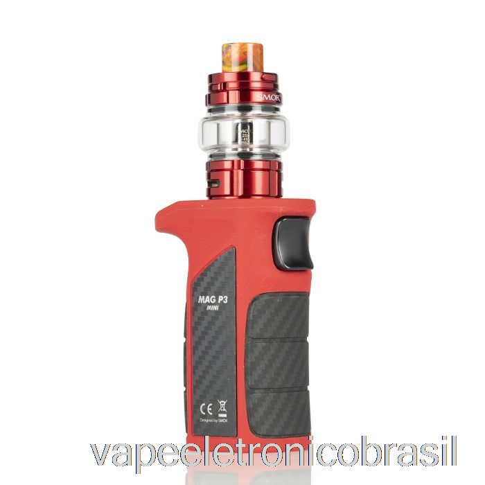 Vape Vaporesso Smok Mag P3 Mini 80w Starter Kit Vermelho Preto